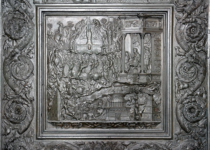 Detail einer Tür am Petersdom