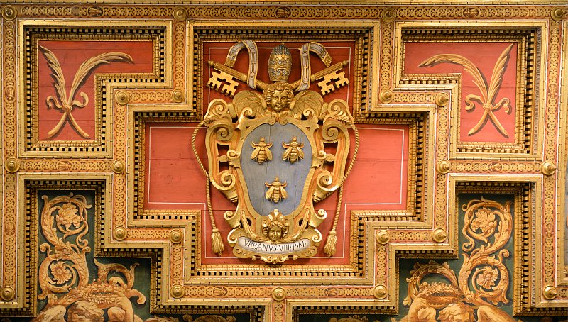 Decke der Kirche Santi Cosma e Damiano