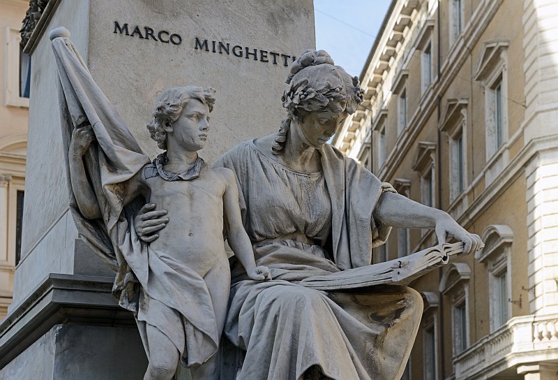 Marco Minghetti Denkmal
